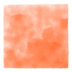 Orange pastel watercolor sky texture background.