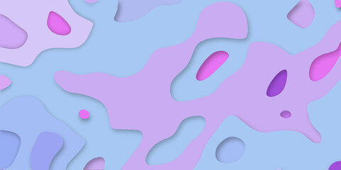 Smooth colorful background. Abstract background with paper cut shapes. Colorful carving art. 3d papercut geometric shape topography map release. Colorful waves. Wavy banners. smooth color composition.