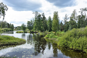 Vuoksa river at Karelia republic
