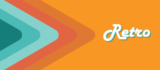 Retro background for banner, poster, web, cover. Vector illustration concept