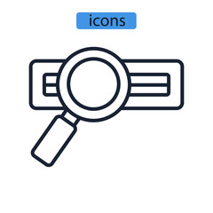 site icons  symbol vector elements for infographic web