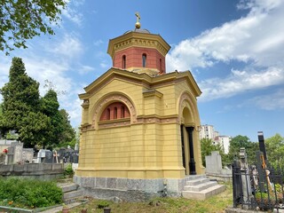 Fototapeta na wymiar The grave chapel of the Smederevo benefactor Dino Mancic / Grobna kapela smederevskog dobrotvora Dine Mančića, Smederevo - Serbia (Srbija)