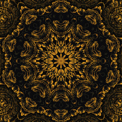 Abstract kaleidoscope background Beautiful multicolor kaleidoscope texture Unique and inimitable design Geometrical symmetrical ornament