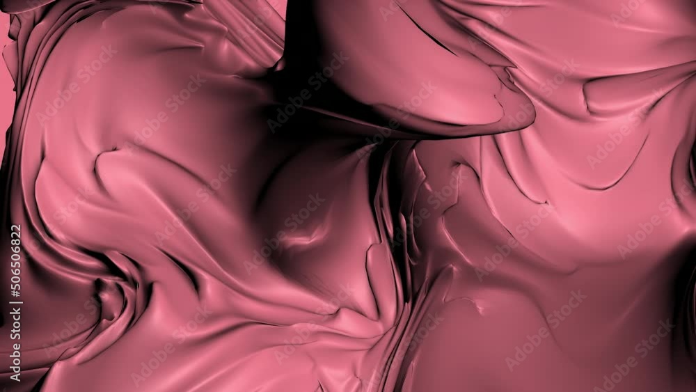 Poster moving 3d texture of liquid. motion. dense liquid randomly move in waves. background of dense swirli