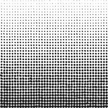 Distressed Grungy Halftone Dot Texture Pattern