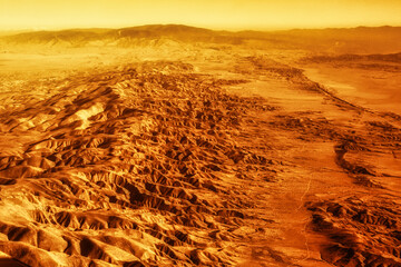 Seeing the californian landscape from above
