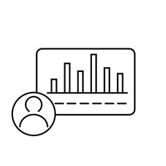 Financial, Analytics icon vector. economy illustration sign. analytics symbol. statistic logo.