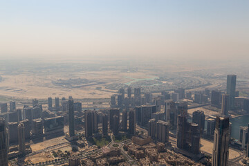 Fototapeta na wymiar Skyline from Dubai 