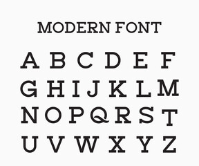 Modern alphabet letters font. Elegant Classic Minimal Font.
