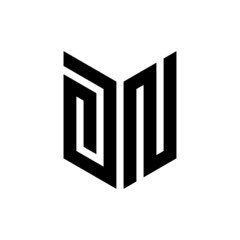 Letter AN masculine logo design