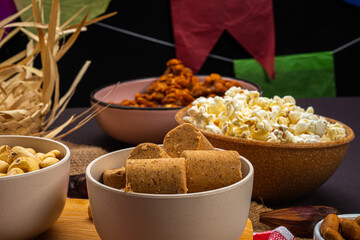 Typical Brazilian junina party sweets -