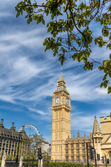 Big Ben Clock Tower in London, Great Britain - 506520667