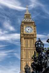 Big Ben Clock Tower in London, Great Britain - 506520668