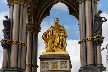 Prince Consort National Memorial (Princie Albert Memorial) in Kensington Gardens, London, Great Britain - 506520683