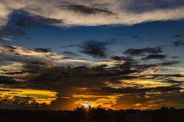 Fototapeta premium por do sol