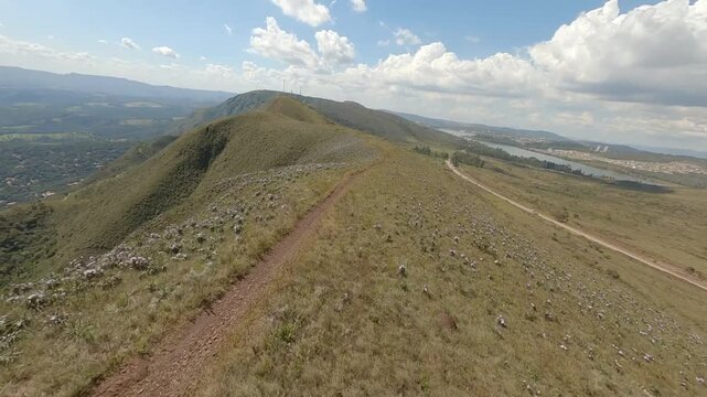 Topo do Mundo, Serra da Moeda, Minas Gerais, Brazil, filmed by drone FPV