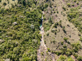 Cascadas en la Yeguada a&eacute;rea 