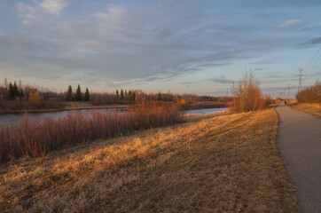 A Beautiful Sunset at Pylypow Wetlands