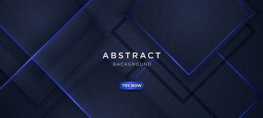 Modern blue abstract background with shadow layered element. Vector illustration design for presentation, banner, cover, web, flyer, card, poster, wallpaper, texture, slide, magazine, and powerpoint.