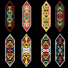 central borneo dayak shield called talawang