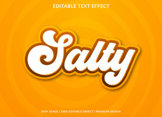salty editable template with bold style use for business logo and brand - obrazy, fototapety, plakaty