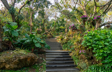 Historical Qingxiu Mountain Park in Nanning