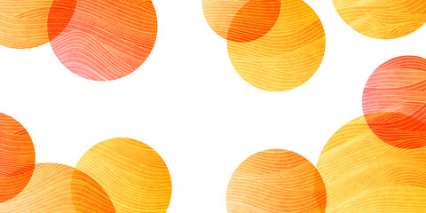 秋　和柄　オレンジ　背景