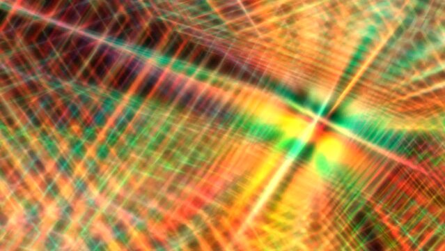 Abstract glowing iridescent background of neon lines