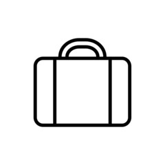 brefcase new icon simple vector