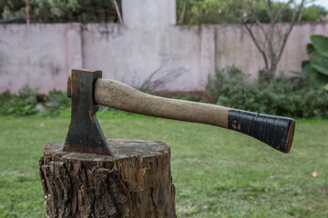 Axe in the stump