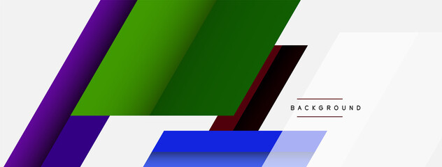 Background. Geometric diagonal square shapes and lines abstract composition. Vector illustration for wallpaper banner background or landing page