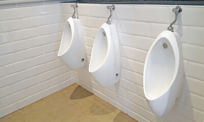 clean urinals men