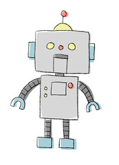 おもちゃのロボット