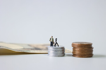 Photographer with money.