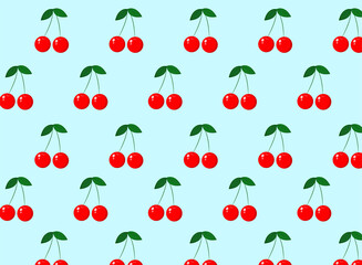 
bright natural cherry pattern for printing on different materials