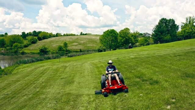 Lawn mowing