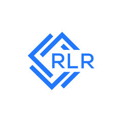RLR technology letter logo design on white  background. RLR creative initials technology letter logo concept. RLR technology letter design.
