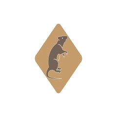 mouse icon design vector drawing