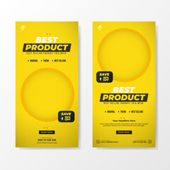 Best product promotion sale banner template