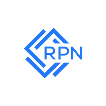 RPN technology letter logo design on white  background. RPN creative initials technology letter logo concept. RPN technology letter design.