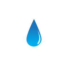 blue water drop icon with no background