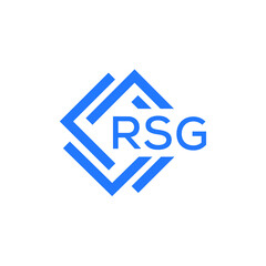 RSG technology letter logo design on white  background. RSG creative initials technology letter logo concept. RSG technology letter design.
