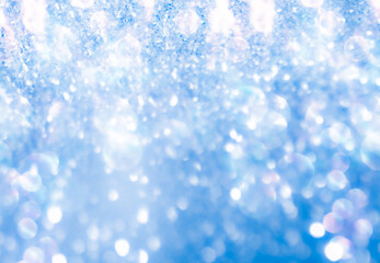 キラキラ グリッター ジュエリー クリスタル ラメ 青色 水色 夏 氷 背景...