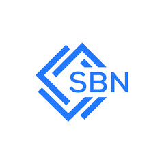 SBN technology letter logo design on white  background. SBN creative initials technology letter logo concept. SBN technology letter design.