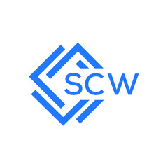 SGW technology letter logo design on white  background. SGW creative initials technology letter logo concept. SGW technology letter design.