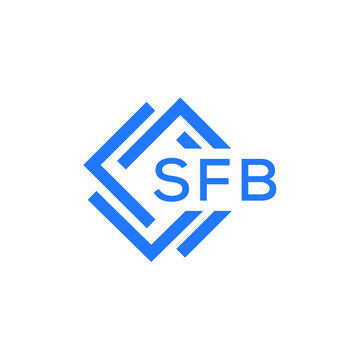 SFB technology letter logo design on white background. SFB creative initials technology letter  logo concept. SFB technology letter design.