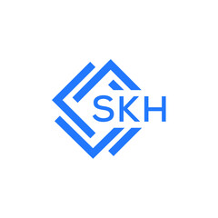 Obraz premium SKH technology letter logo design on white background. SKH creative initials technology letter logo concept. SKH technology letter design. 