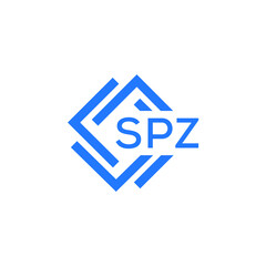 SQZ technology letter logo design on white  background. SQZ creative initials technology letter logo concept. SQZ technology letter design.