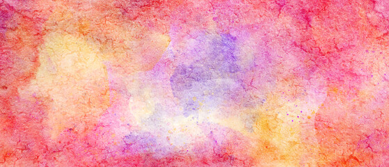 colorful vibrant aged horizontal background, Fantasy smooth light pink abstract watercolor painted background, Colorful gradient ink colors wet effect hand drawn canvas background wallpaper 