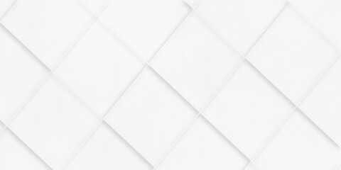 Fototapeta premium White modern beige mosaic with small diamonds, abstract white background with diamond and triangle shapes layered in modern abstract pattern design, layered geometric triangle shapes.